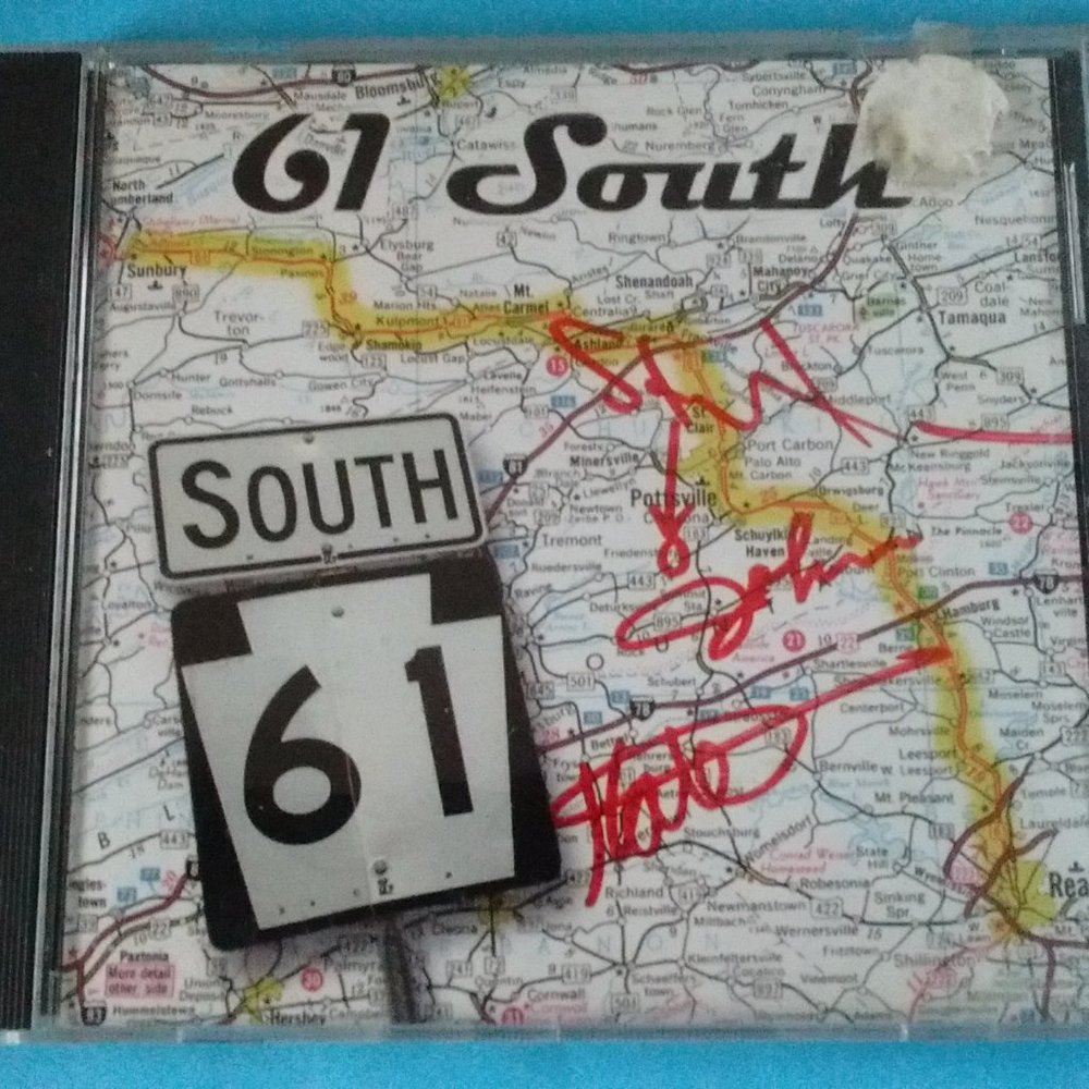 61 South (Band) Audio CD in *Case Autographed 3 Places by all 3 Band Members